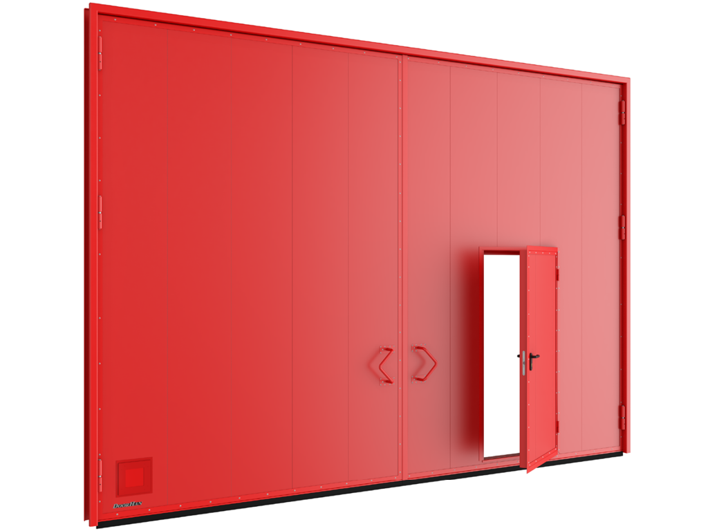 Распашные противопожарные ворота